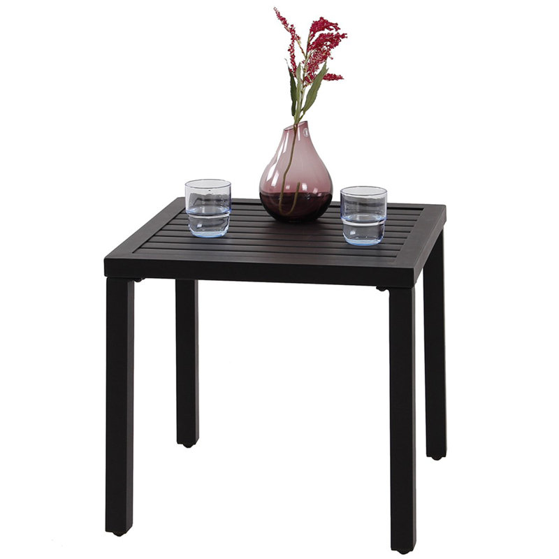 Lark Manor Alyah Metal Outdoor End Table & Reviews Wayfair